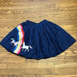 NWT Joules Sz 8 Rainbow Horse Skirt